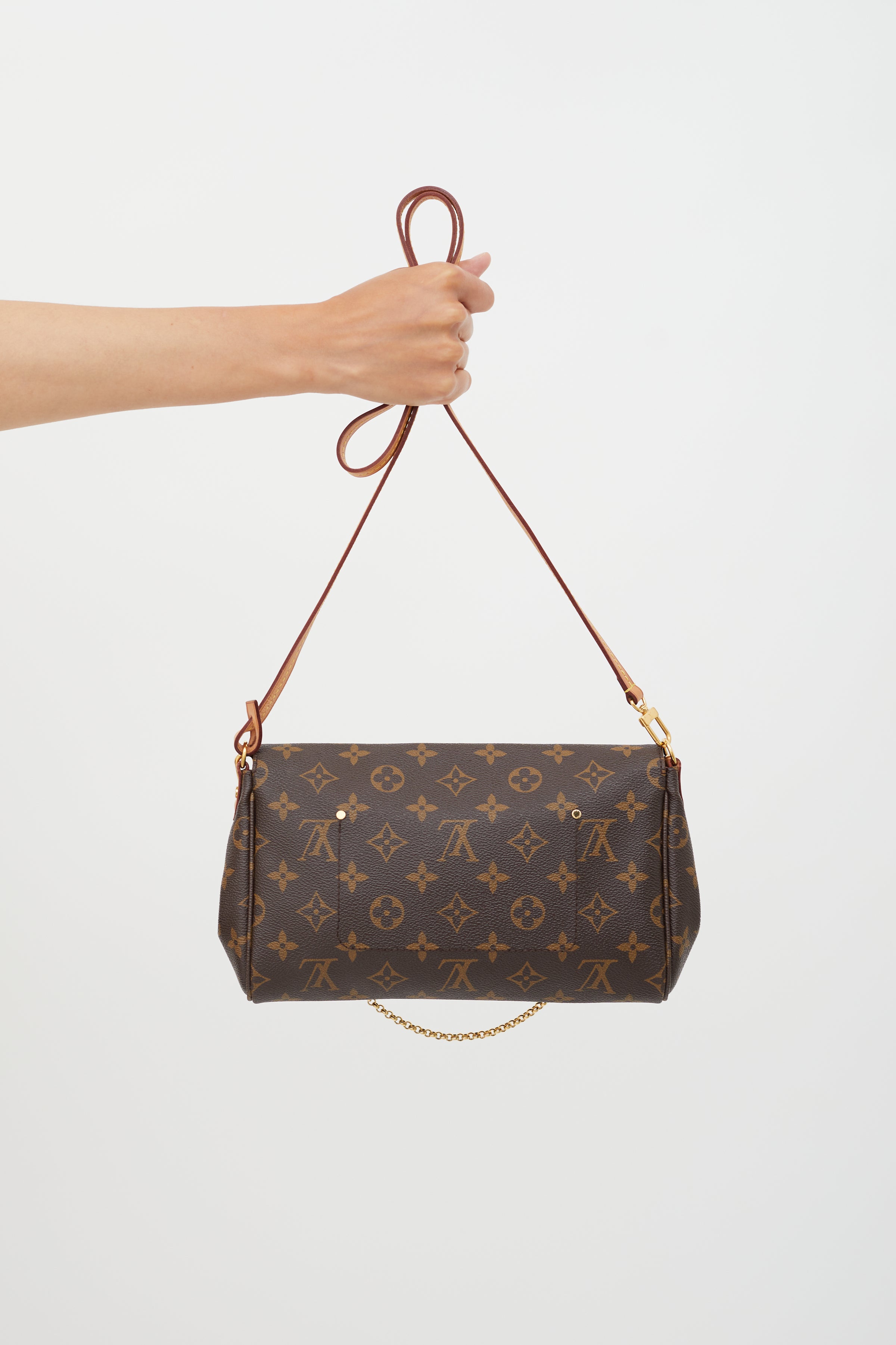 Louis Vuitton // Brown Monogram Favourite MM Shoulder Bag – VSP Consignment