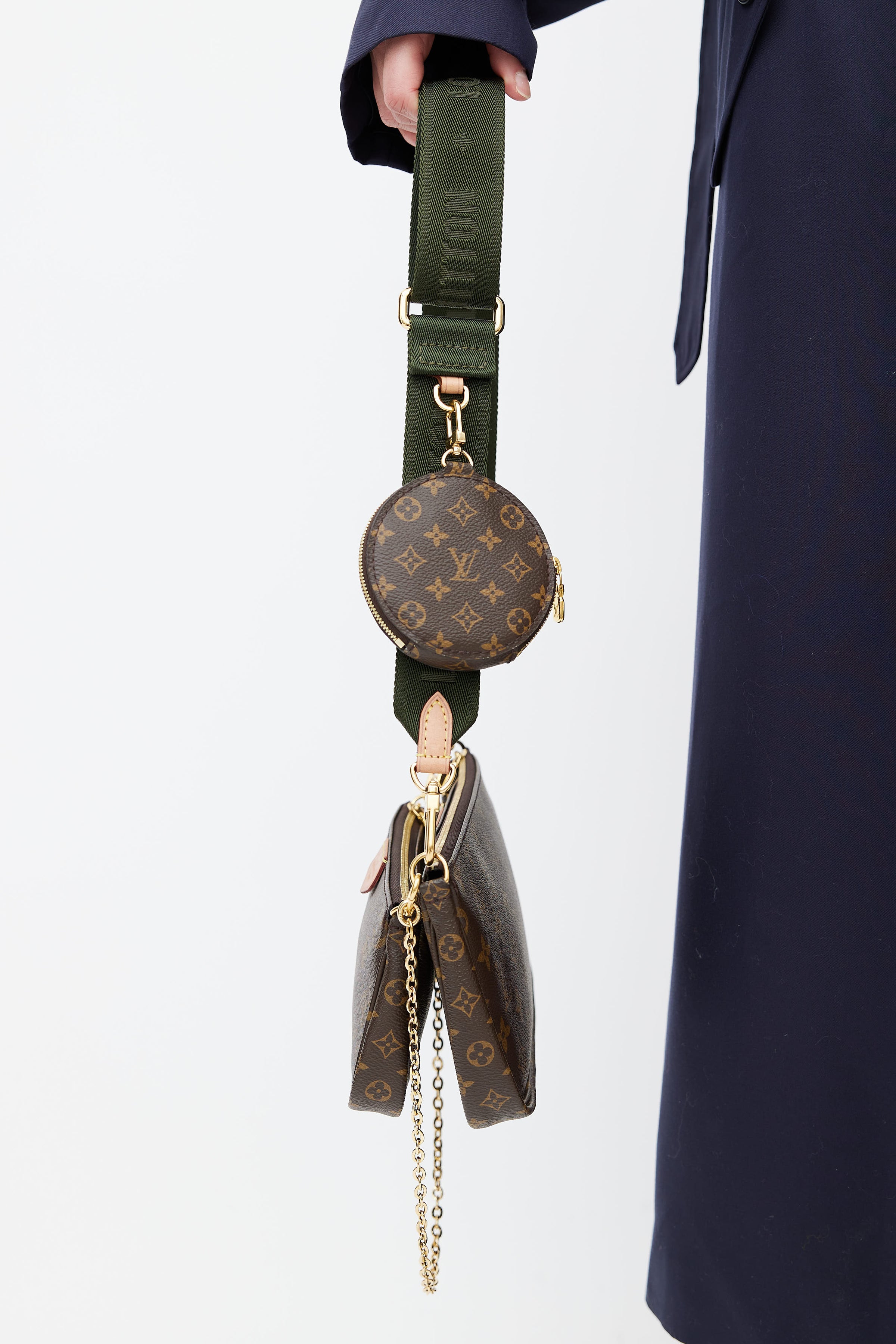Louis Vuitton // 2020 Brown & Khaki Monogram Multi Pochette Accessoires Bag  – VSP Consignment