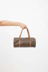 Papillon cloth handbag Louis Vuitton Brown in Fabric - 31633816