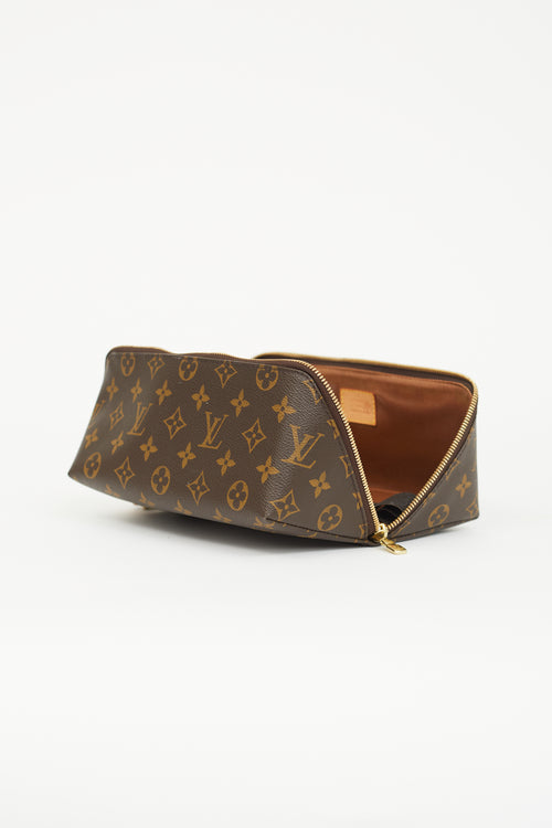 Louis Vuitton Brown Monogram Shoe Care Case