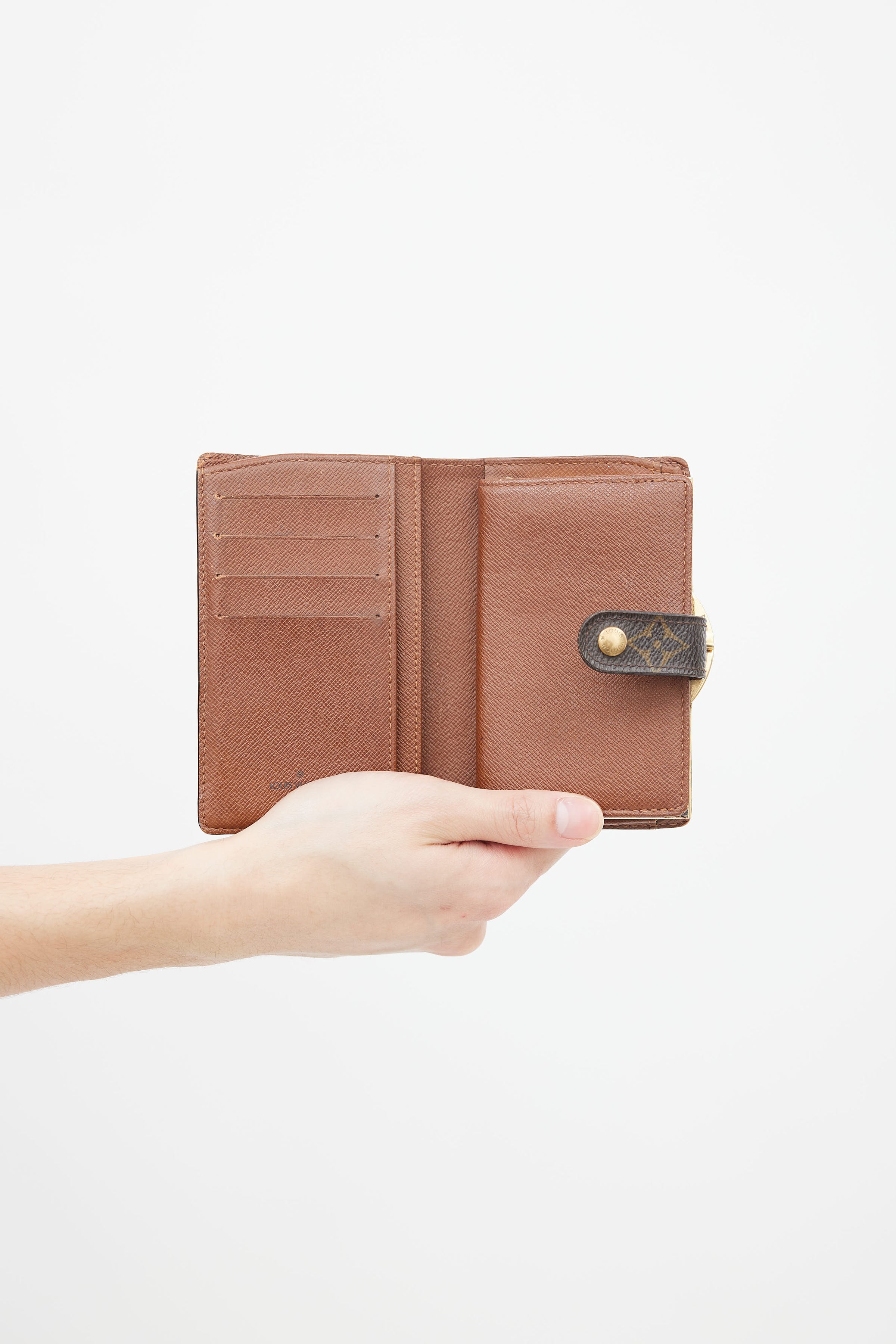 Louis Vuitton // Brown Monogram Viennois Bi-Fold Wallet – VSP Consignment