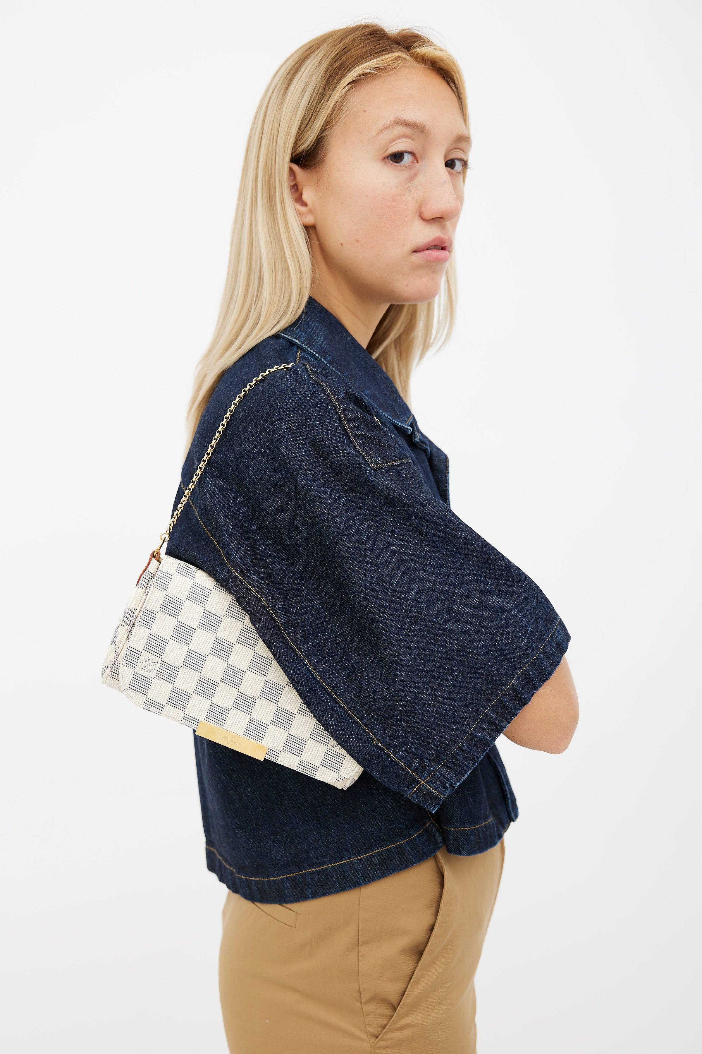 Louis Vuitton // 2014 Damier Azur Favorite MM Bag – VSP Consignment