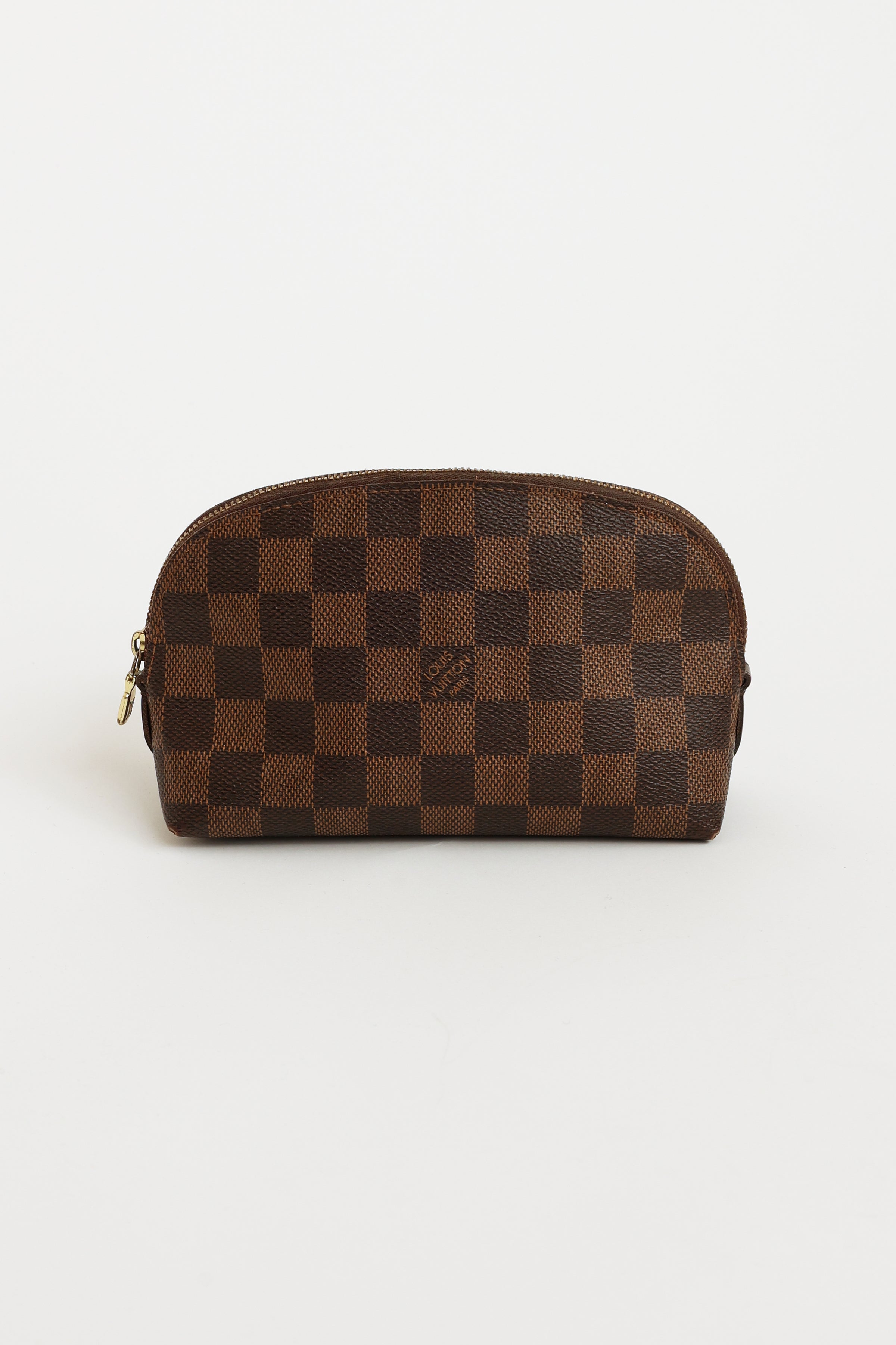 Louis Vuitton // Brown Damier Ebene Cosmetic Pouch – VSP Consignment