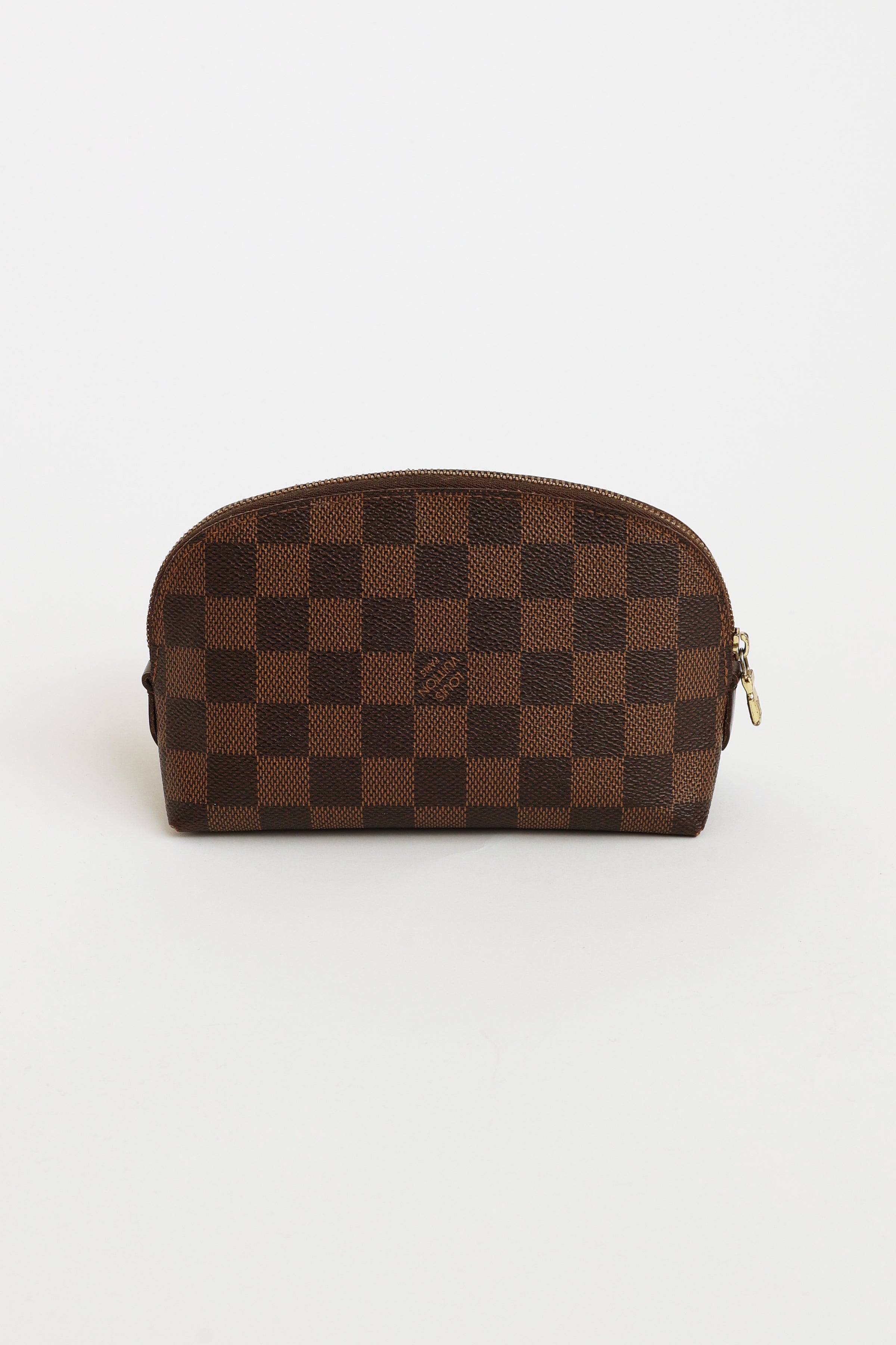 Louis Vuitton Damier Ebene Cosmetic Pouch PM - Brown Cosmetic Bags,  Accessories - LOU785401