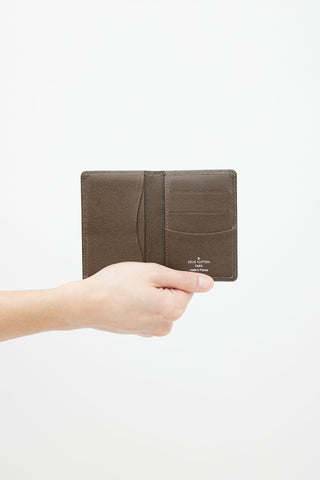 Louis Vuitton Dark Brown Leather Cardholder
