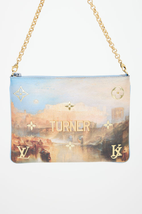 Louis Vuitton X Jeff Koons J.M.W. Turner Painting Multicolor Pochette Bag