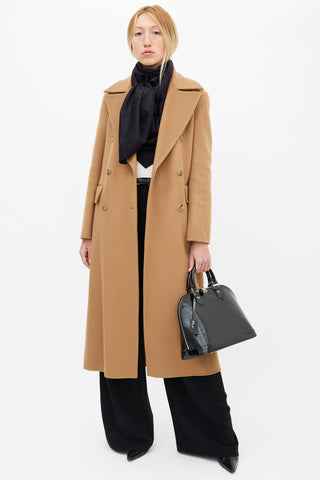 Louis Vuitton V Tote MM Saffron Brown Cloth ref.223244 - Joli Closet