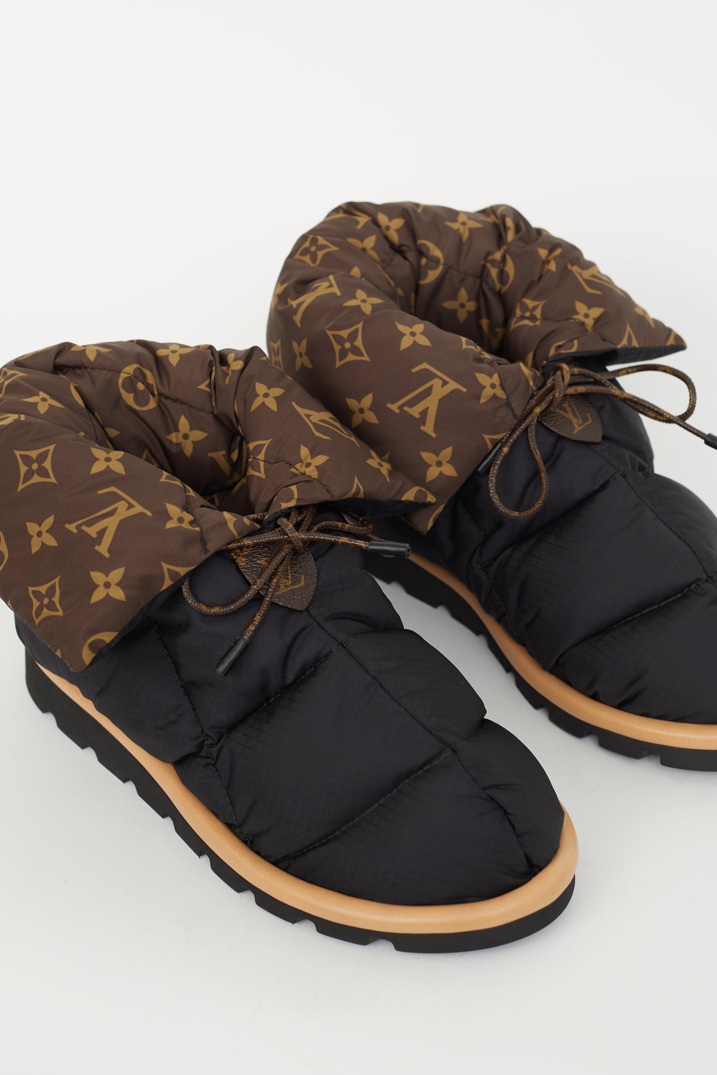 Louis Vuitton Pillow Boots Are The Puffer Shoes All Over Instagram