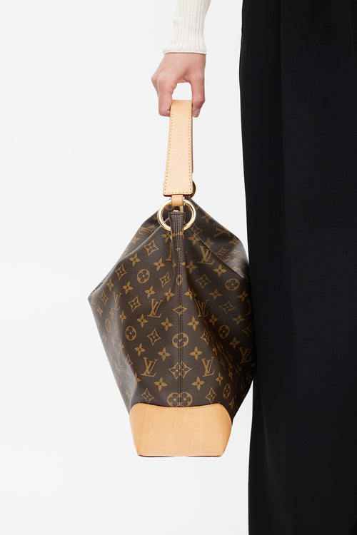 Louis Vuitton Brown Monogram Canvas Berri MM Bag