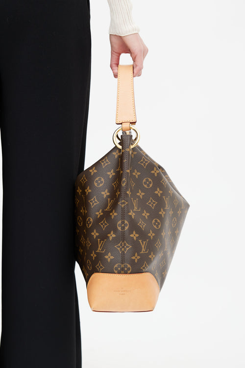 Louis Vuitton Brown Monogram Canvas Berri MM Bag