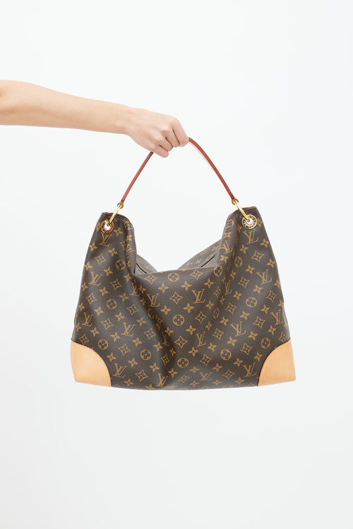 Louis Vuitton Brown Monogram Canvas Berri MM Bag