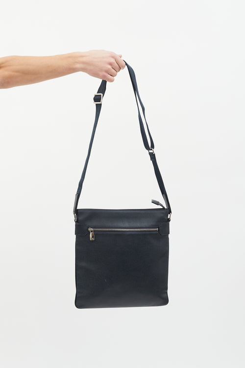 Louis Vuitton Navy Taiga Sasha Messenger Bag