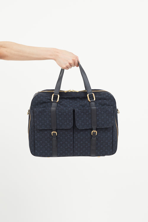 Louis Vuitton Navy & Gold Monogram Shoulder Bag
