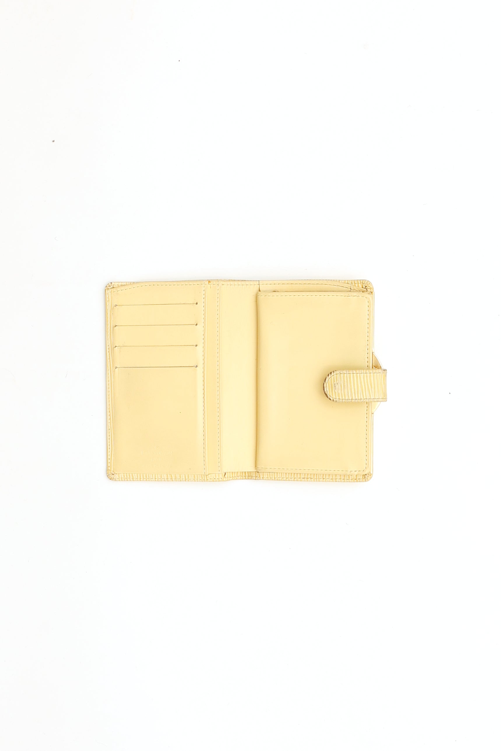 Handbag Louis Vuitton Long Wallet Epi Leather Yellow Snap 122050039