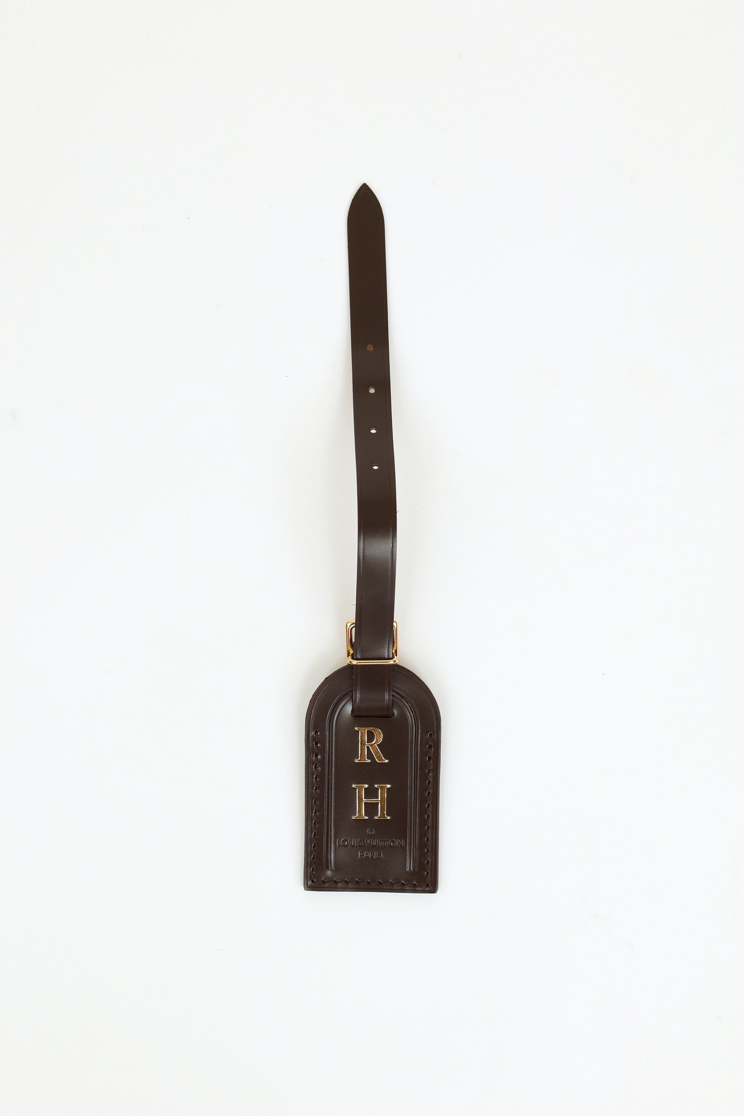 Louis Vuitton // Brown Monogram Luggage Tag – VSP Consignment