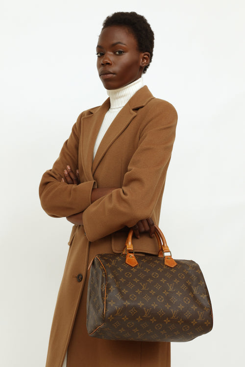 Louis Vuitton 1991 Brown Monogram Speedy 30 Handbag