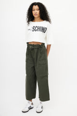 MM6 Maison Margiela // Green Wide Leg Cargo Pant – VSP Consignment