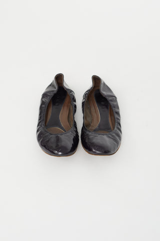 Marni Black Patent Leather Ballet Flat