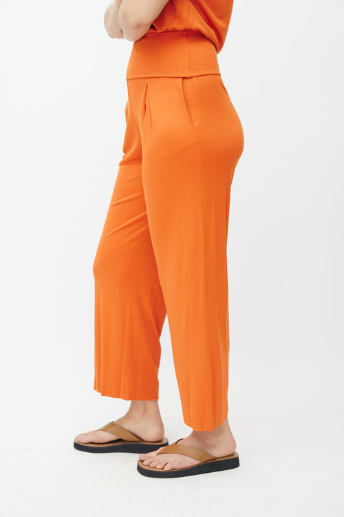 Missoni Orange Wide Leg Lounge Pant