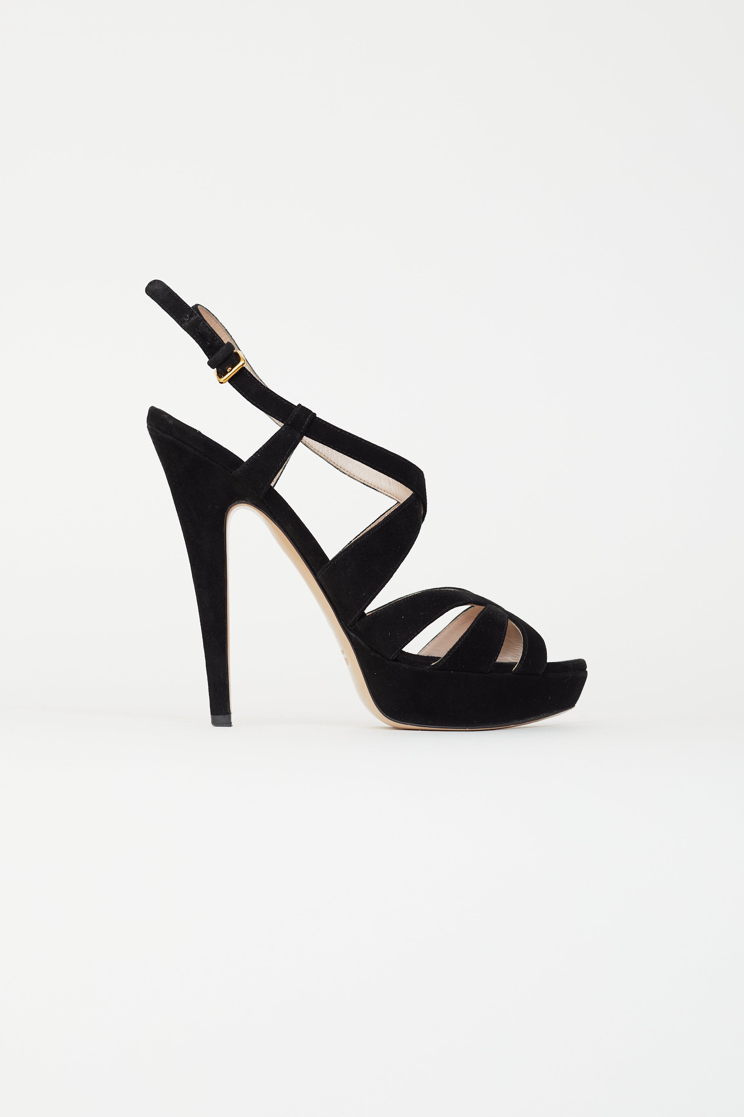 Black platform high heel sandals - Shoelace - Women's Shoes, Bags and  Fashion