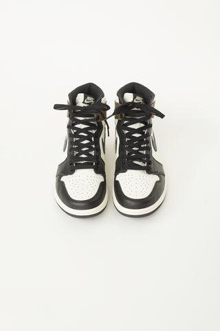 Nike Dark Mocha Air Jordan 1 Hi Top Sneaker