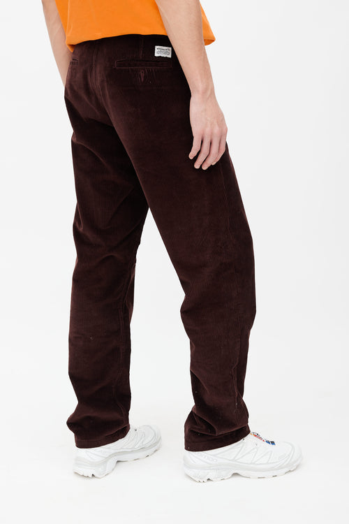 Norse Projects Burgundy Aros Corduroy
 Trouser