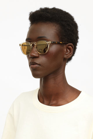 Clear Round Gregory Peck Sunglasses