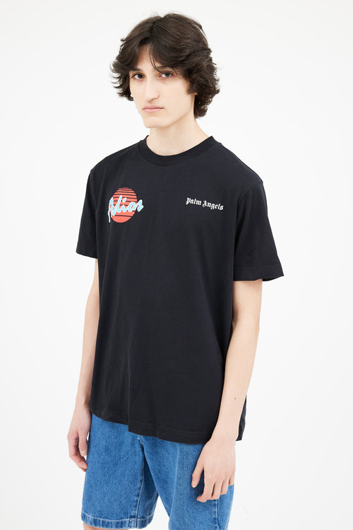 Palm Angels Black Adios Graphic T-Shirt