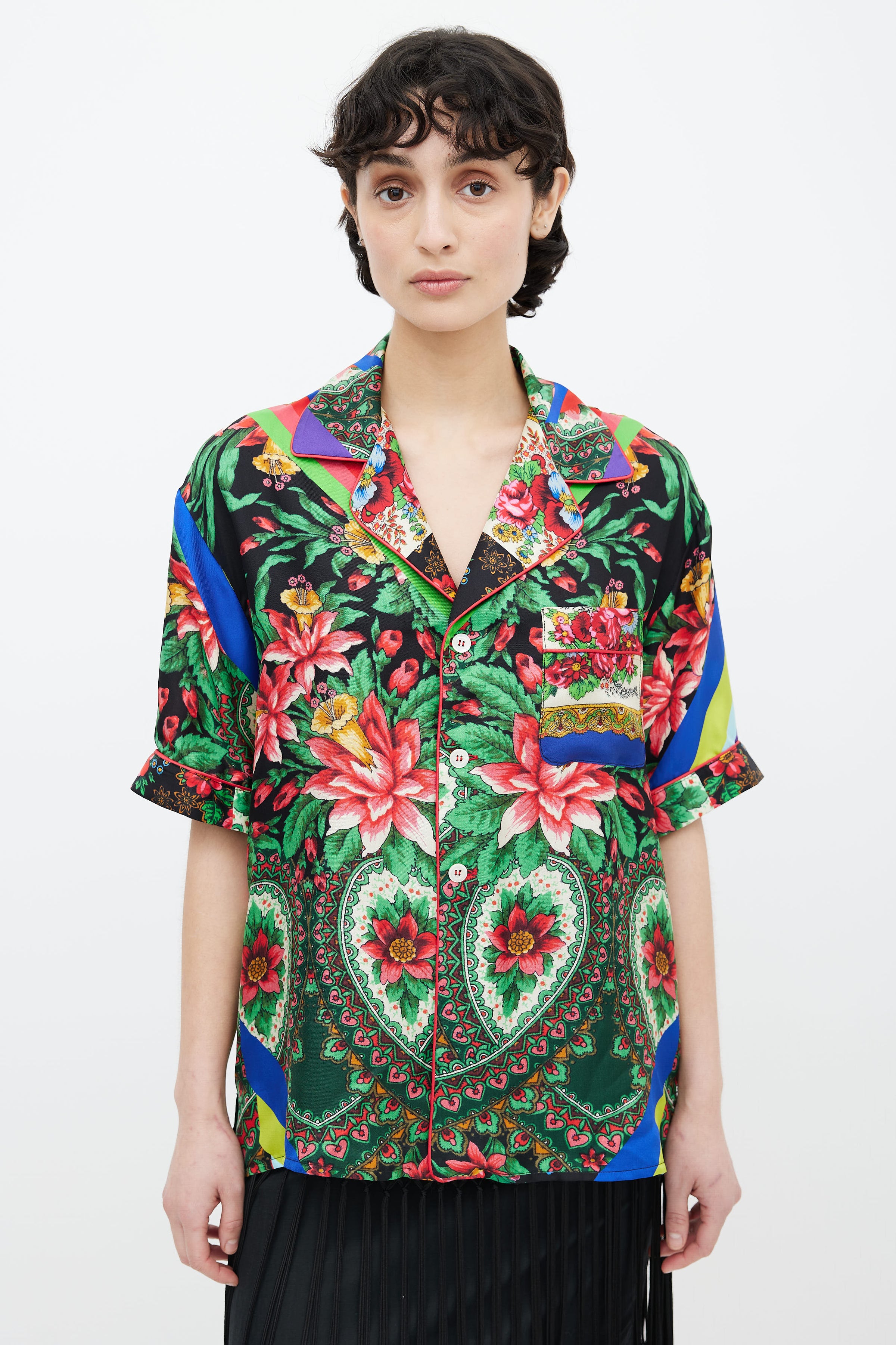 PIERRE-LOUIS MASCIA - Printed Silk Shirt