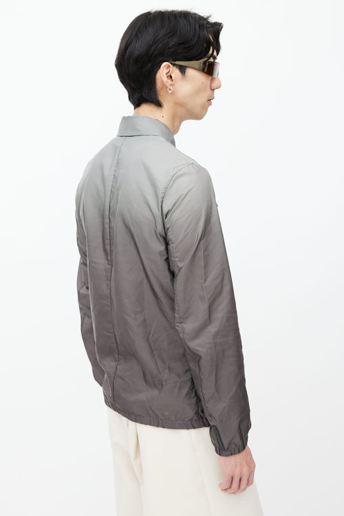 Prada 2013 Grey Gradation Nylon Jacket