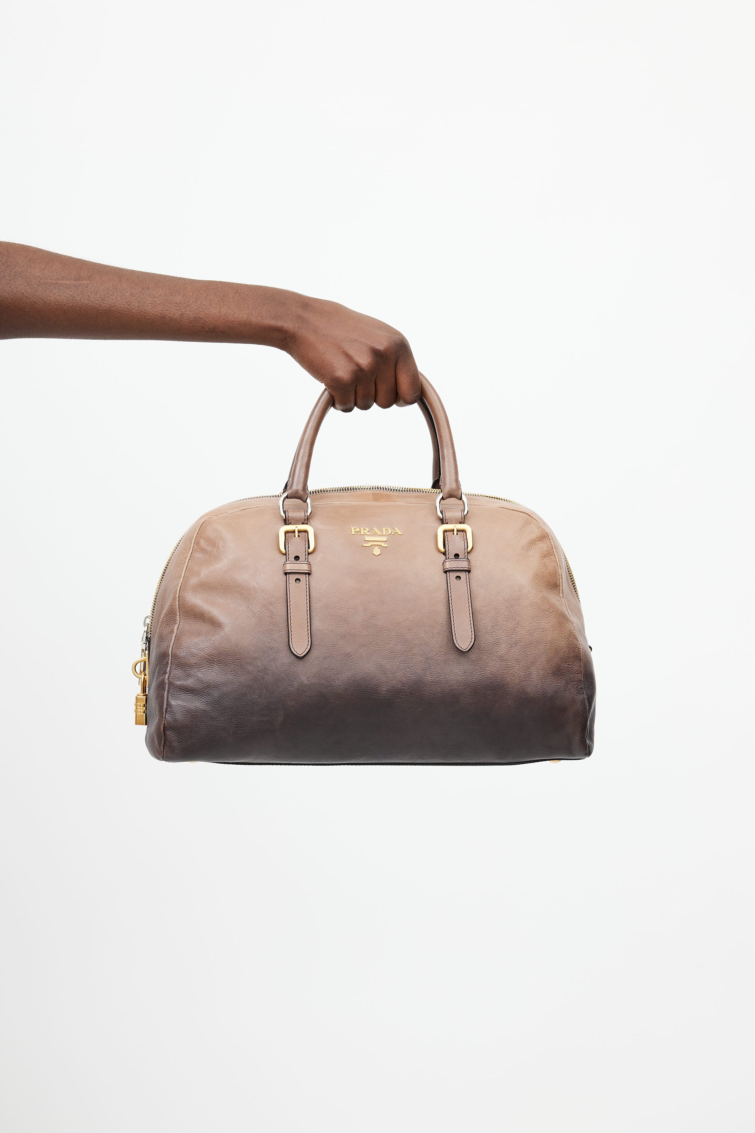 Saffiano leather handbag Prada Beige in Leather - 40005853