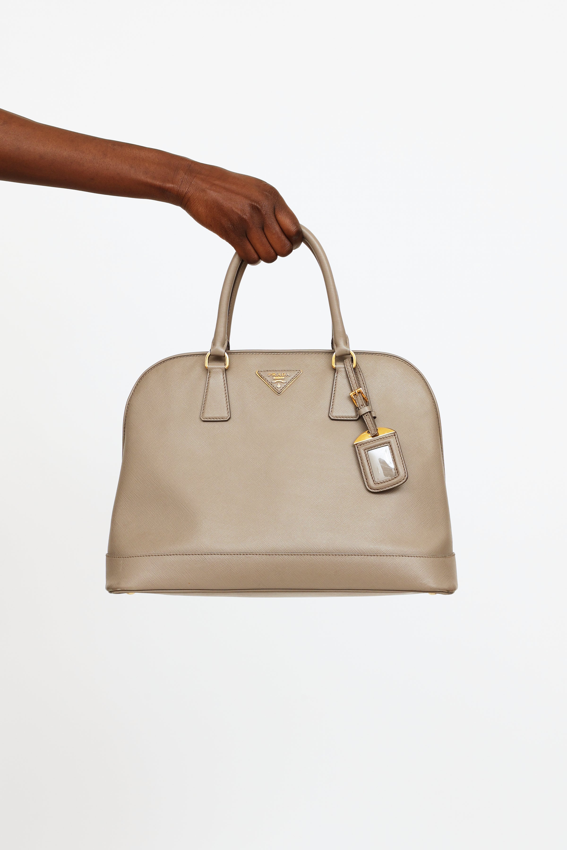 Prada, Bags, Authentic Prada Promenade Bag White Saffiano Leather Hand  Shoulder Bag