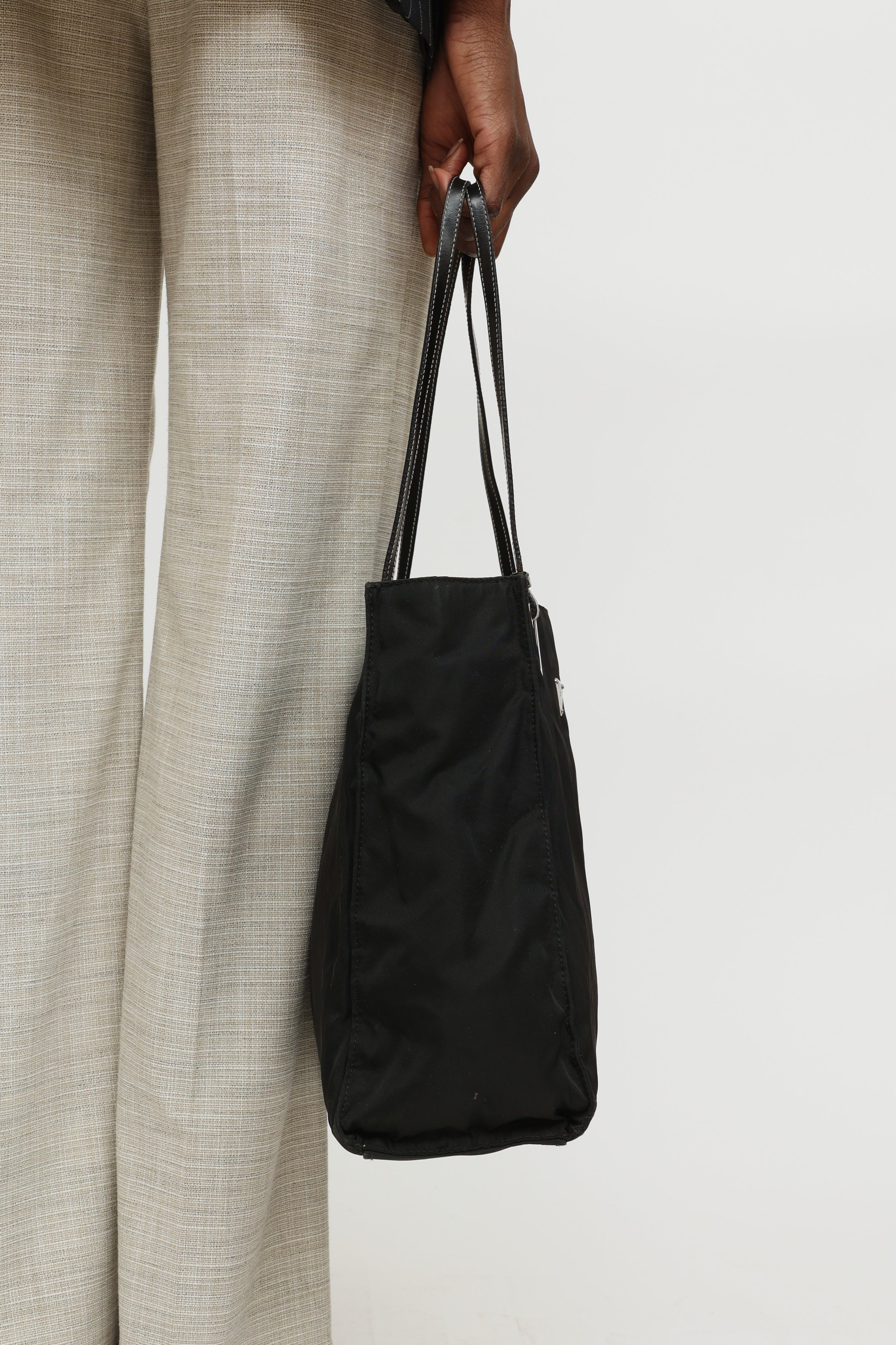 Prada // Black Nylon Tessuto Shoulder Bag – VSP Consignment