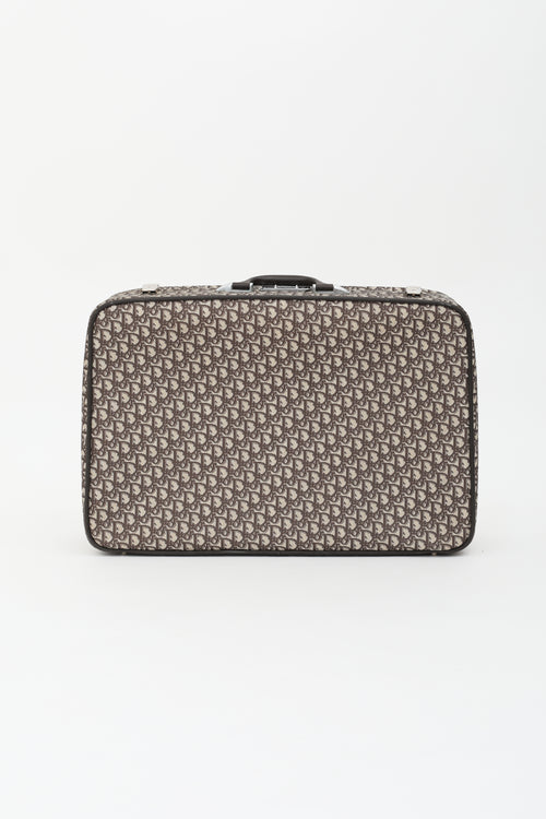 Dior Brown Vintage Oblique Monogram Suitcase