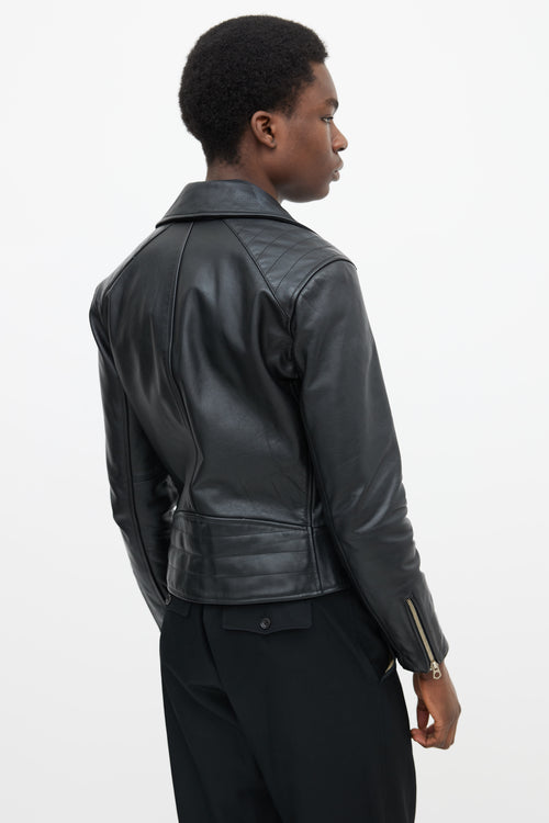 Rag & Bone Black Leather Moto Jacket