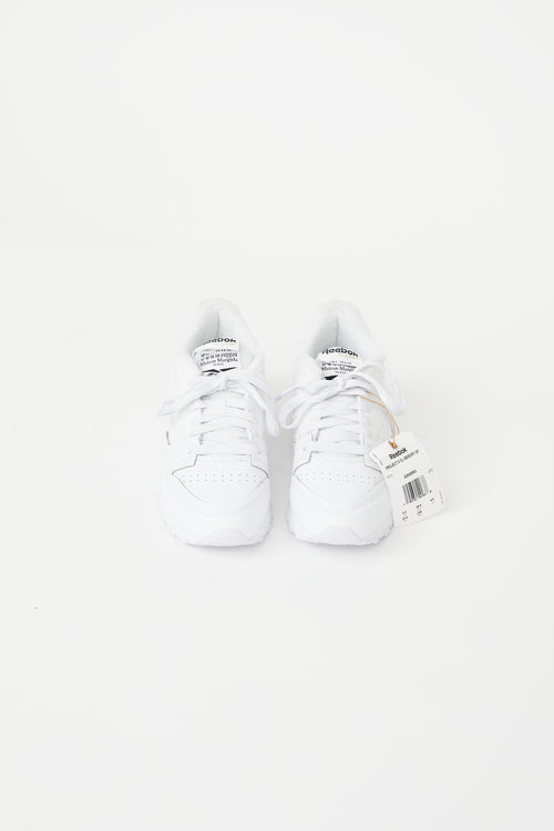 Maison Margiela X Reebok White Leather CL Memory Of Sneaker