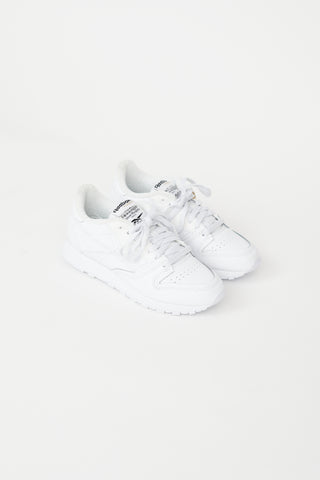 Maison Margiela X Reebok White Leather CL Memory Of Sneaker