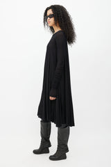 Rick Owens FW 2011 Limo Black Semi Sheer Dress