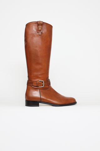 Ron White Brown Leather Farrah Boots