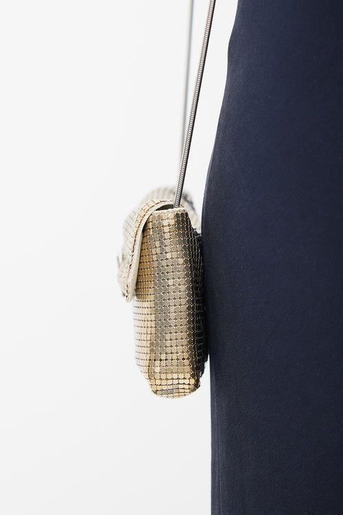Saint Laurent 2021 Silver & Gold Bijoux Chainmail Shoulder Bag