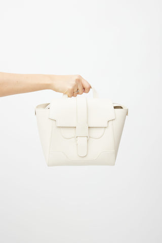 Senreve Cream Mini Maestra Convertible Bag