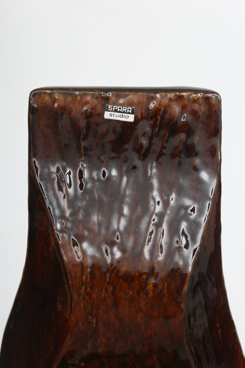 Spara Keramiks Square Curved Vase