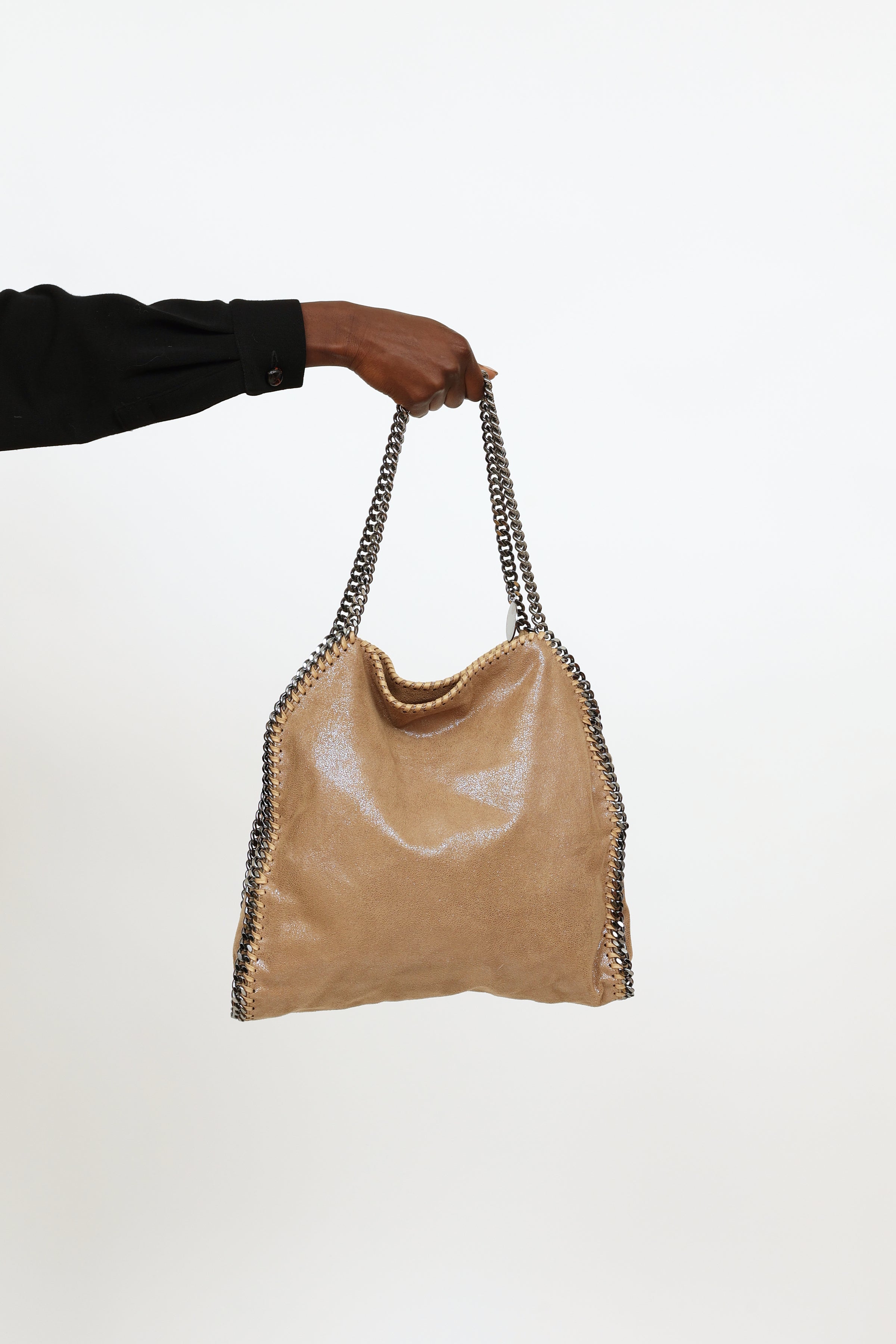 Stella McCartney // Brown Faux Leather Falabella Large Tote Bag – VSP  Consignment