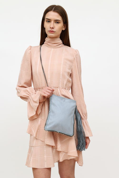 Stella McCartney Blue Falabella Tassel Crossbody Bag