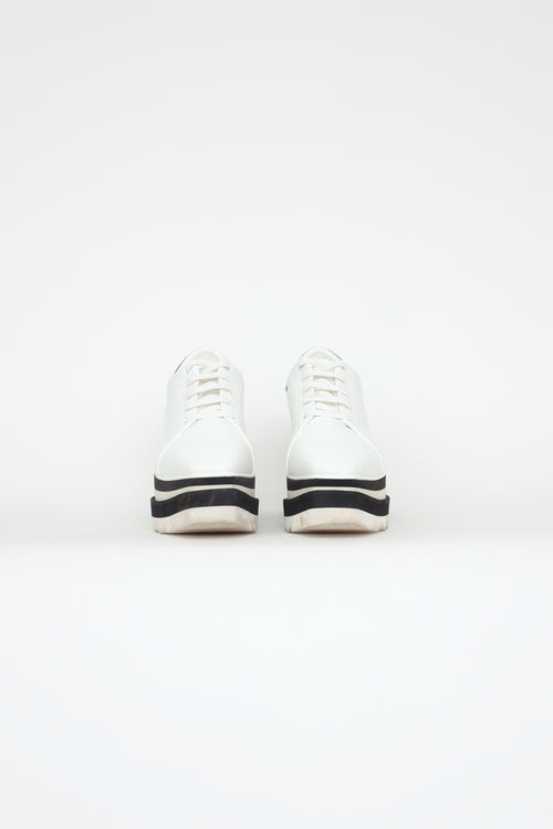 Stella McCartney White & Blacke Elyse Sneakers