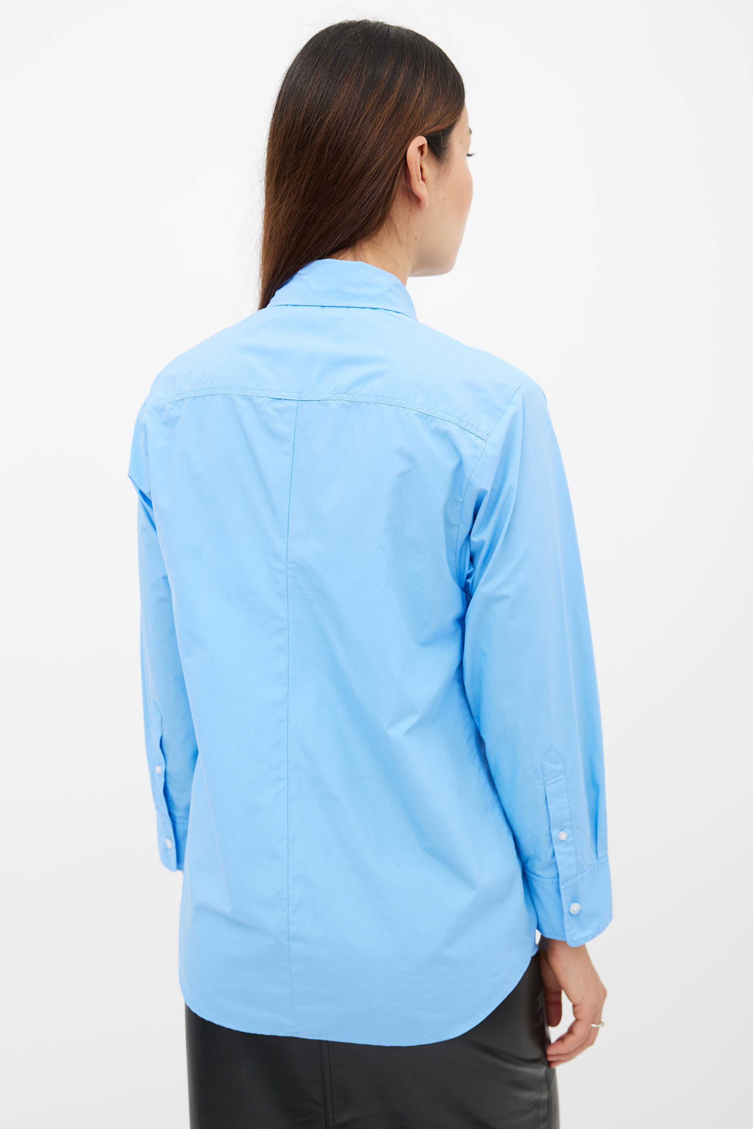 T Alexander Wang Women's Sheer Striped Long Sleeve T-Shirt Blue Size S -  Shop Linda's Stuff