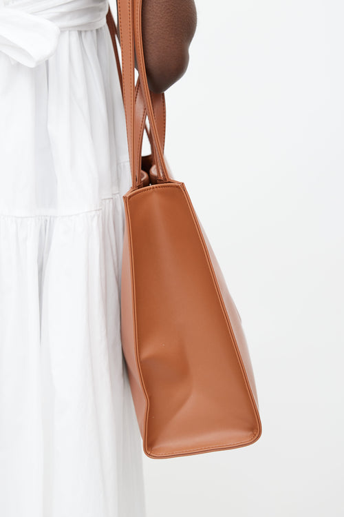 Telfar Brown Medium Shopping Bag
