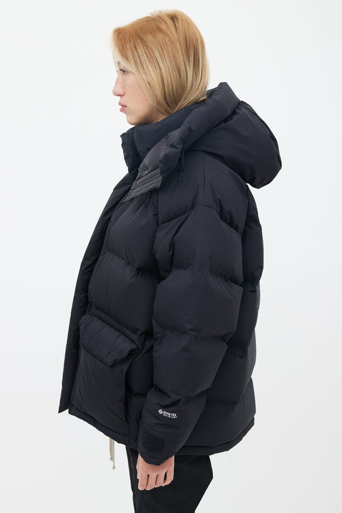 The North Face x HYKE FW 2019 Black Hooded Puffer Jacket