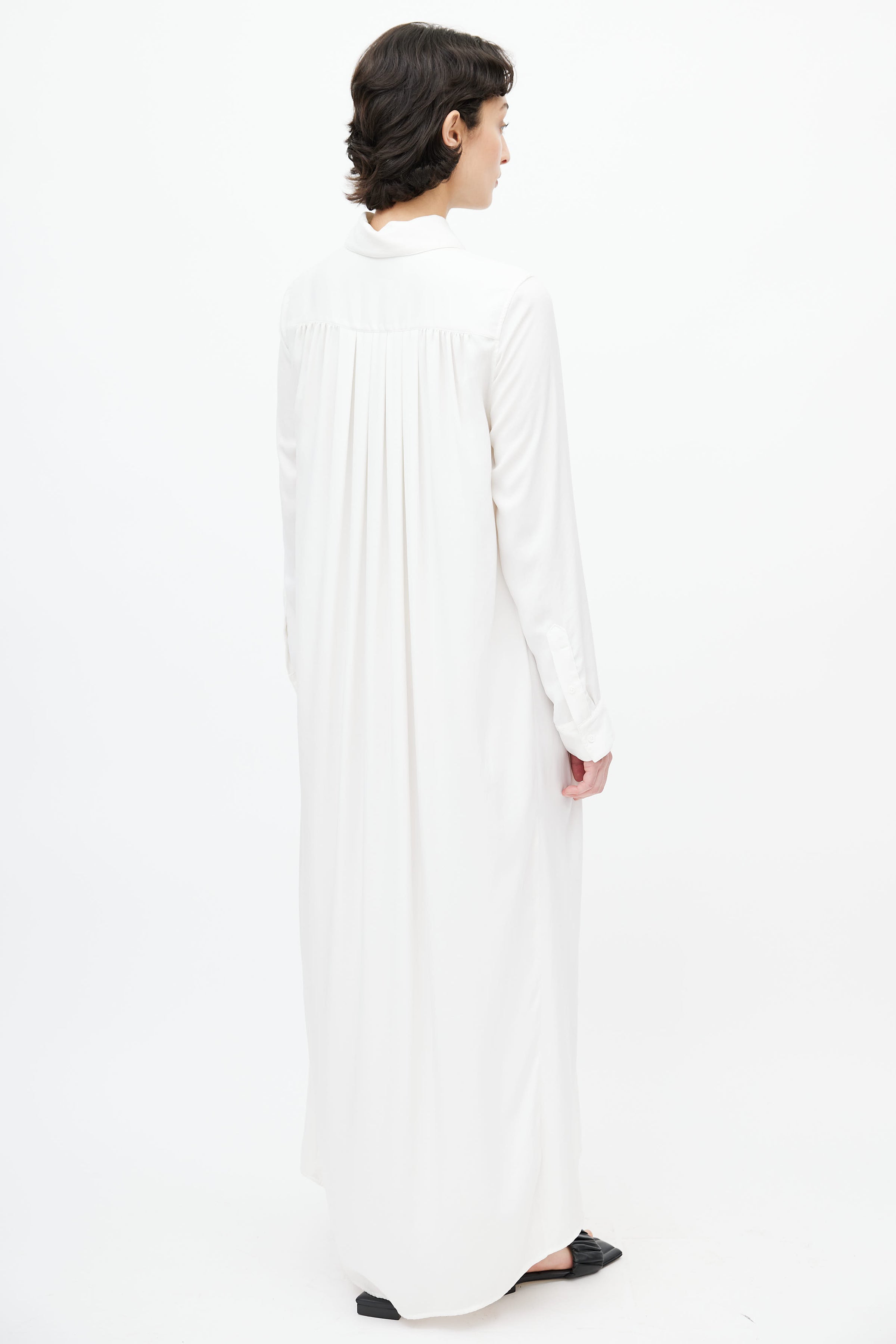 The Row // White Shirt Dress – VSP Consignment