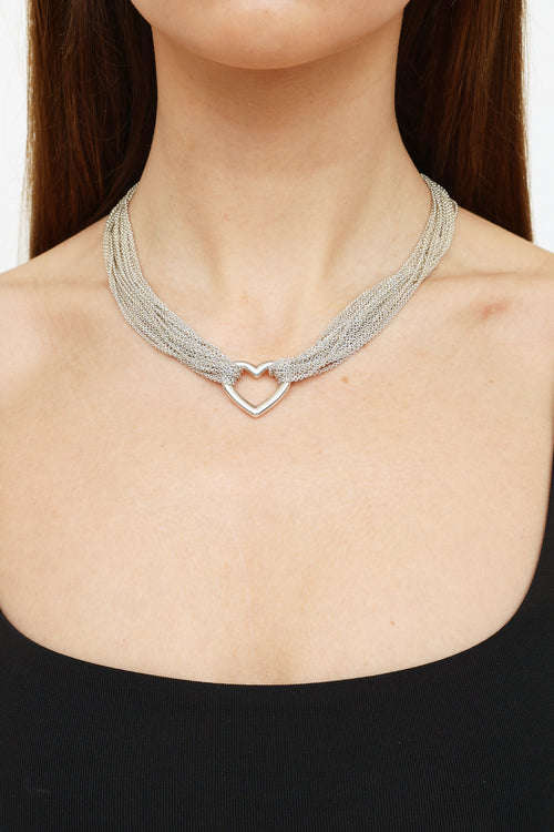 Tiffany & Co. Heart Multi-Chain Necklace